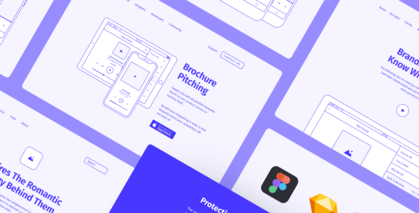 Sketch шаблон на тему графика