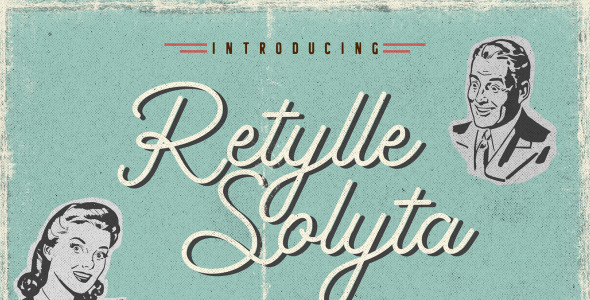 Шрифт на тему графика