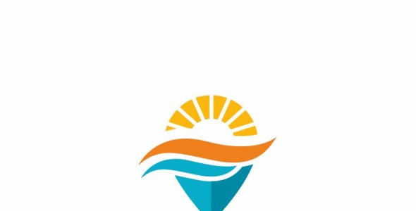 Шаблон логотипа на тему графика