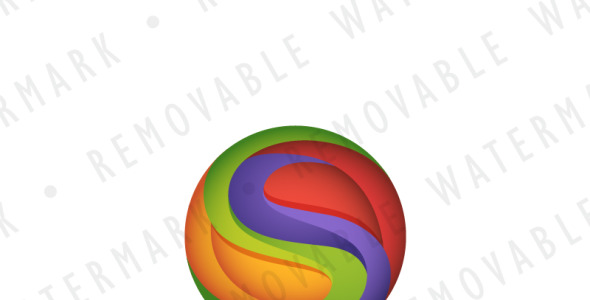 Шаблон логотипа на тему графика