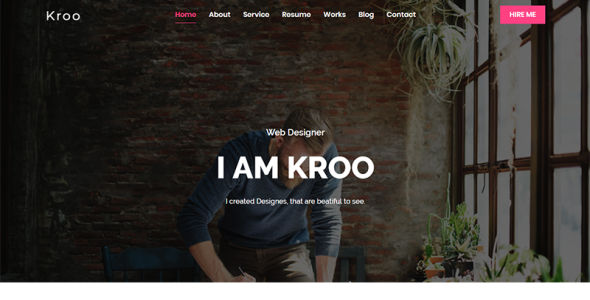 Kroo Landing Page Template