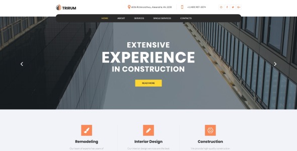 строительство многоцелевой современной темы wordpress elementor