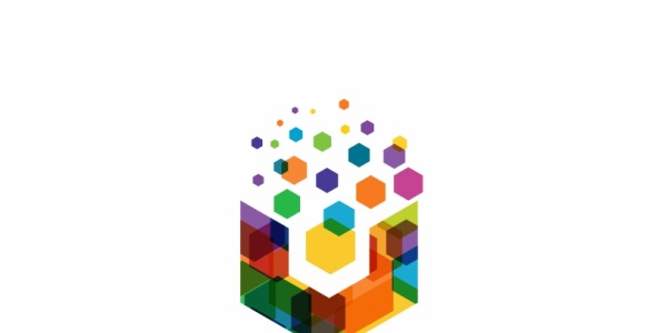 Шаблон логотипа на тему графика