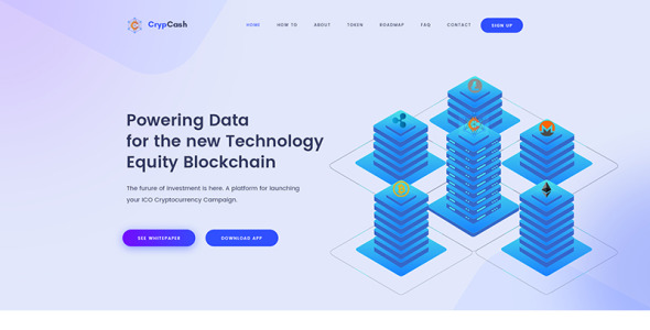 ico, биткоин и криптовалюта wordpress тема