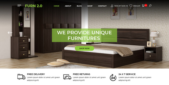 PSD шаблон на тему оптовый магазин