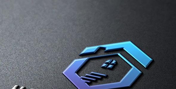 Шаблон логотипа на тему графика