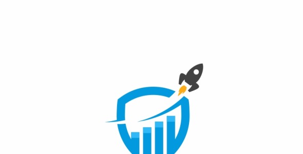 Шаблон логотипа на тему графика