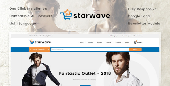 универсальный шаблон магазина opencart