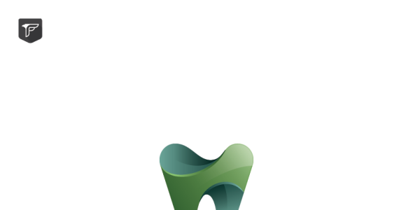 Шаблон логотипа на тему графика