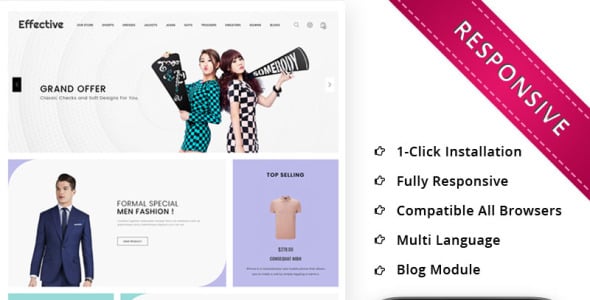 The Fashion Store Responsive OpenCart Template