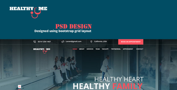 PSD шаблон на тему графика