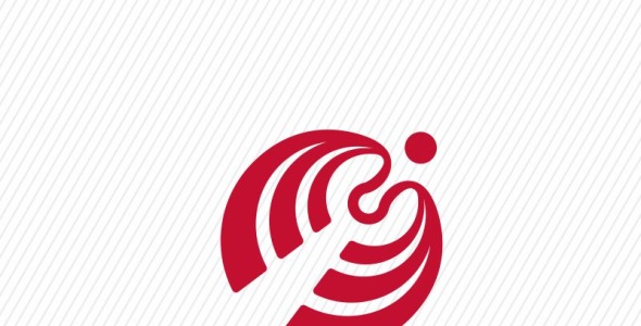 Шаблон логотипа на тему графика