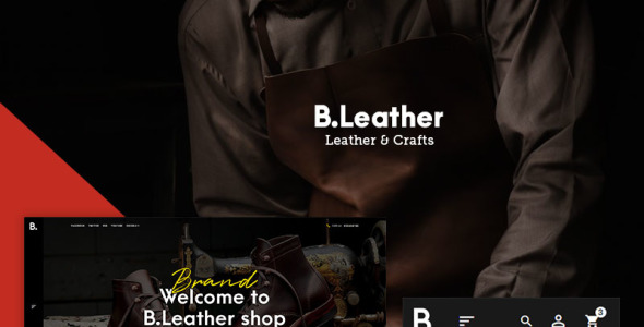 Leather & Crafts PrestaShop Theme