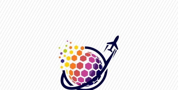 Шаблон логотипа на тему графика