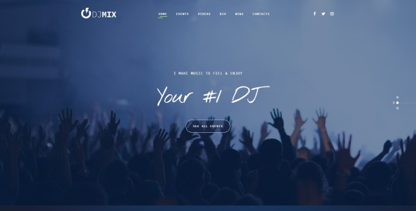 музыкальный фестиваль creative html bootstrap landing page template