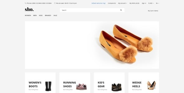 commerce clean opencart шаблон