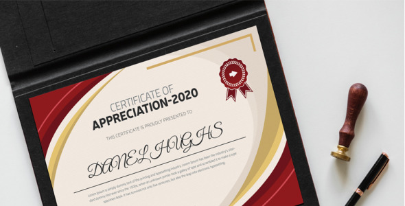 Шаблон сертификата на тему графика