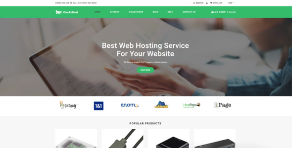 commerce clean shopify тема