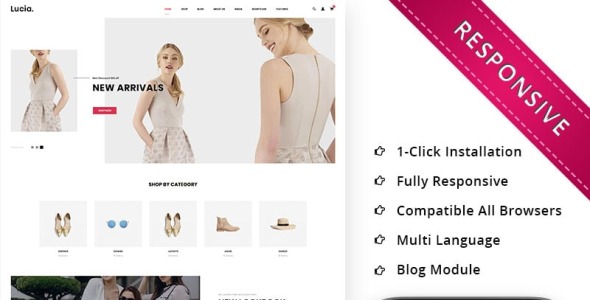 отзывчивая тема woocommerce для модного магазина