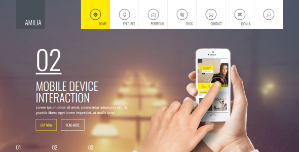 адаптивный универсальный шаблон joomla