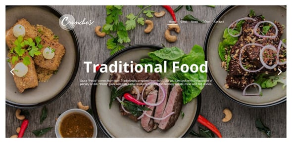 Restaurant Moto CMS HTML Template