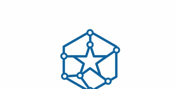 Шаблон логотипа на тему графика