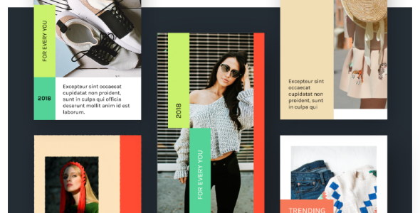 Шаблон для соцсетей на тему графика