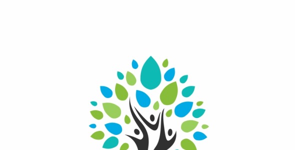 Шаблон логотипа на тему графика