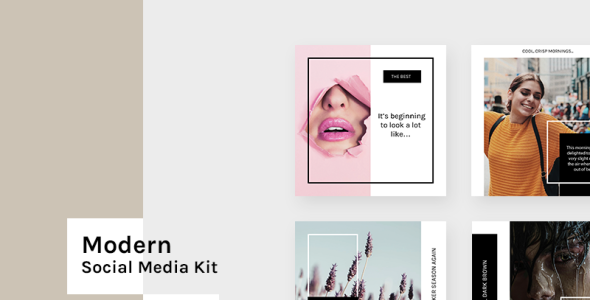 Шаблон для соцсетей на тему графика