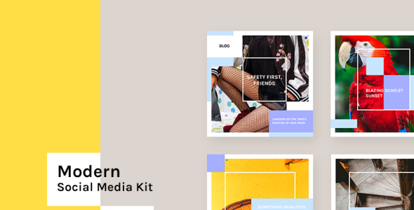 Шаблон для соцсетей на тему графика