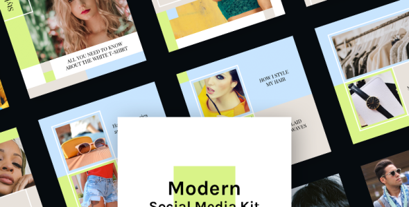 Шаблон для соцсетей на тему графика