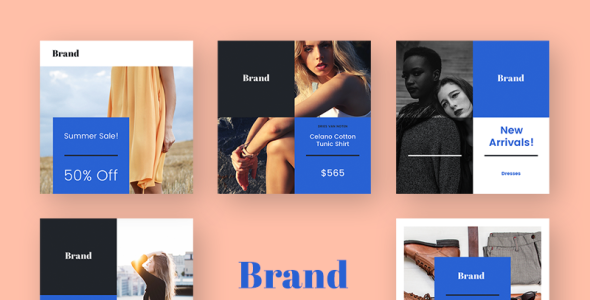 Шаблон для соцсетей на тему графика