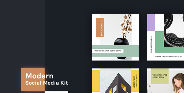 Шаблон для соцсетей на тему графика