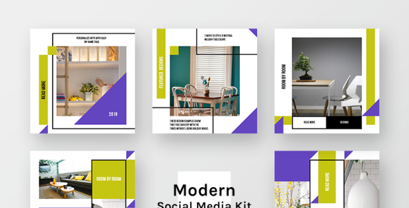 Шаблон для соцсетей на тему графика