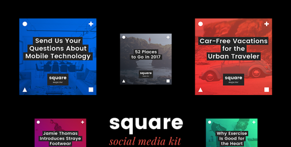 Шаблон для соцсетей на тему графика