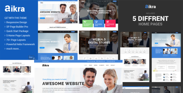 адаптивный универсальный шаблон joomla