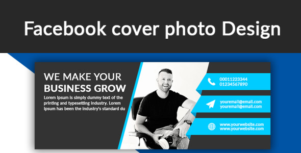 Шаблон для соцсетей на тему графика