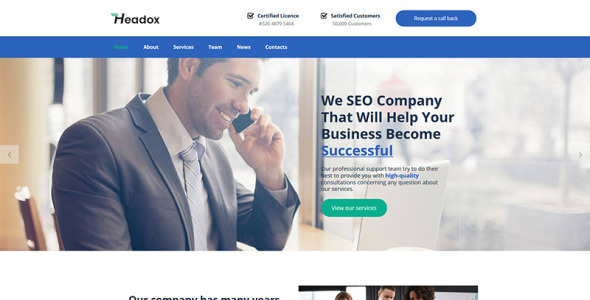 консультационные услуги moto cms html шаблон