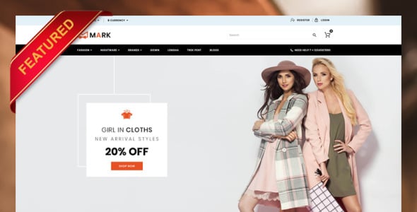Mark Fashion and Shoes Store OpenCart Template