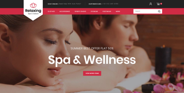 тема spa &amp; salon prestashop