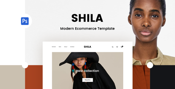 PSD шаблон на тему графика