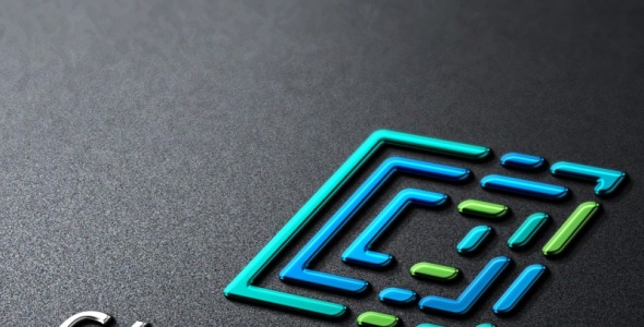 Шаблон логотипа на тему графика