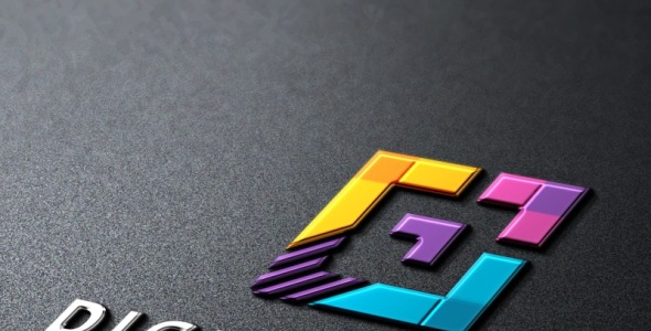 Шаблон логотипа на тему графика