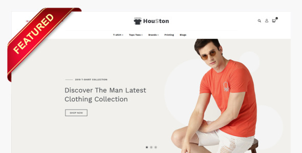 Shirt Shop OpenCart Template