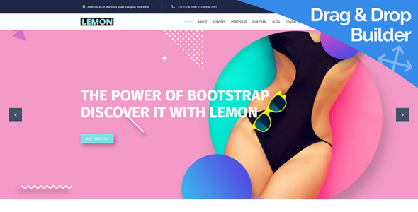 дизайн компания moto cms 3 шаблон