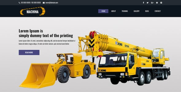 PSD шаблон на тему графика