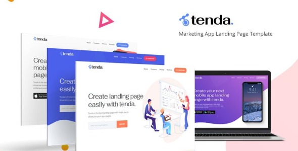 шаблон целевой страницы приложения