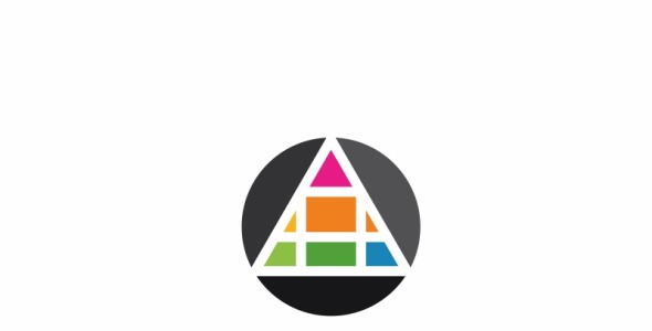 Шаблон логотипа на тему графика