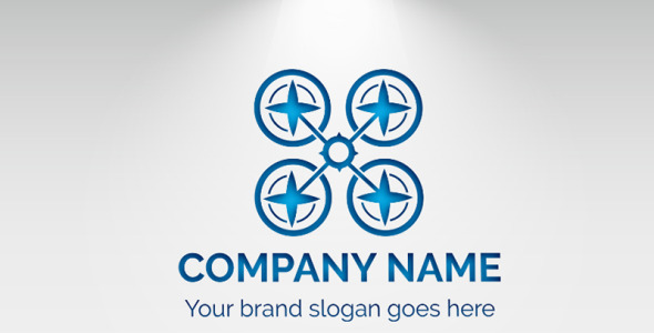 Шаблон логотипа на тему графика