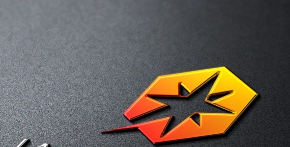 Шаблон логотипа на тему графика